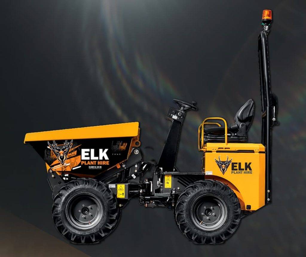 1 Tonne High Tip 4×4 Wheeled Dumpers
