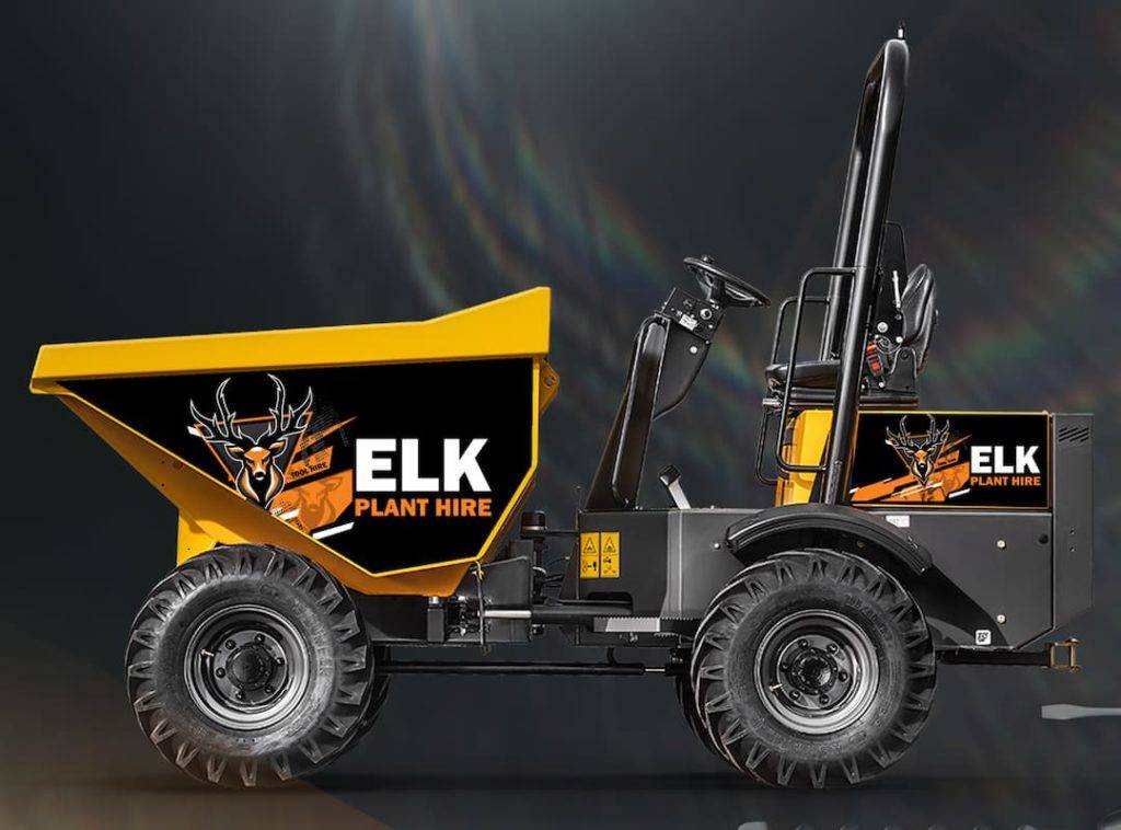 3 Tonne Swivel Tip 4×4 Wheeled Dumpers
